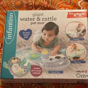 Infantino Go Gaga! Giant Water & Rattle Pat Mat